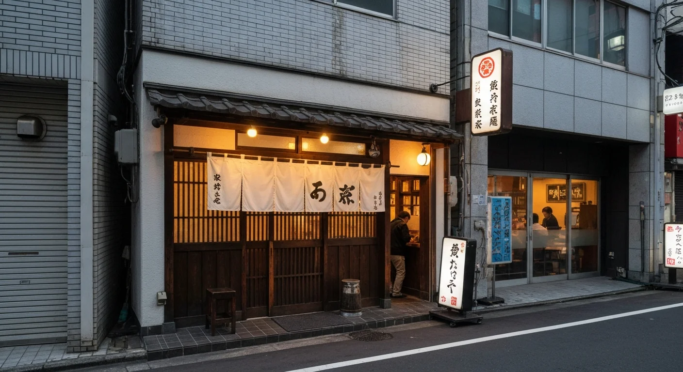 錦糸町の通りに面した店舗の外観